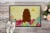 Easter Eggs Caucasian Shepherd Dog Indoor or Outdoor Mat 18x27 Perspective: back