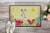 Carolines Treasures BB6097MAT Easter Eggs Dalmatian Doormat 18x27 Perspective: back