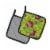 Carolines Treasures BB7574PTHD Watercolor Raddishes Pair of Pot Holders Perspective: back