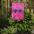 Carolines Treasures BB8179GF Sunglasses Pink Polkadot Flag Garden Size, Pink Perspective: back