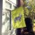 Carolines Treasures BB7792CHF Giant Chinchilla Rabbit Green Flag Canvas House S Perspective: back