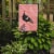 Carolines Treasures  BB7987GF Marragansett Turkey Pink Check Flag Garden Size Perspective: back