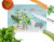 Carolines Treasures  BB8466LCB Old English Sheepdog Christmas Glass Cutting Boar Perspective: back
