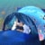 Dreamtents Fun Pop Up Tent Undersea World Twin(W/ Light) 2 Pk Perspective: back