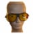 As Seen On TV LIFETIME OPTICS YELLOW SUNGLASSES UV-400- Black Perspective: back