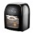 National NA3004AFBLK 12 Qt. 3-in-1 Air Fryer, Oven, & Dehydrator Perspective: back
