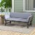 Slickblue Convertible Sofa Daybed for Outdoor Spaces with Adjustable Armrests Perspective: back