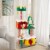 Slickblue Cute Christmas Cat Tree Cat Tower for Indoor Cats with Scratching Posts and Carpet Perspective: back