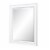 KBC Napa 28  Solid Wood Wall Mirror w/ Beveled Glass in White Perspective: back