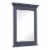 KBC Newport 24 Solid Wood Wall Mirror w/ Beveled Glass in Marine Gray Perspective: back
