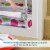 FITNATE Toddler Bed Rails, White Perspective: back