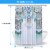 Boho Farmhouse Fabric Shower Curtain 72x72 Inch with Metal Grommet Hooks, white Perspective: back