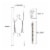 uxcell Stainless Steel Invisible Wall Plate Hangers for Decorative Plates Perspective: back