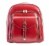 M Series Olympia Leather Business Laptop Tablet Backpack - Red Perspective: back