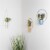 Stratton Home Decor Round Wall Planter in Blue Perspective: back