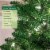 Garden Elements 9' Penn Spruce Christmas Tree- 1600 Clear Lights Perspective: back