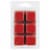 Tuscany Candle Limited Edition Cinnamon Brulee Wax Melt - Red Perspective: back