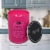 Tuscany Color Splash Collection Scented Jar Candle - Raspberry & Sandalwood Perspective: back