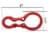 Kitcheniva Anti-slip Bottle Jar Opener Red Perspective: back