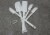 Kitcheniva Silicone Batter Spatula 1 Set Perspective: back