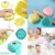 Kitcheniva Silicone Bath Scrubber Gel Dispenser - Square Pink Perspective: back