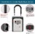 Kitcheniva 4-Digit Combination Key Lock Security Box Perspective: back