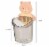 Kitcheniva Wall Mounted Toothbrush Holder Cup Perspective: back