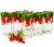 Kitcheniva Drinking Glasses Red Cherry Set of 6 Perspective: back