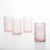 FORTESSA D&V Jupiter Iced Beverage Cocktail Glasses - 6 Pack - Pink Perspective: back