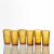 FORTESSA D&V Malcolm Iced Beverage Cocktail Glasses - 6 Pack - Amber Perspective: back