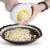 Grand Fusion Corn Peeler with Circular Stainless Steel Blade Strips Corn Cob Cleanly Perspective: back