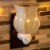 Dawhud Direct Iii Antique White Ceramic Accent Wall Plug-in Wax Warmer Perspective: back