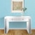 Diana Mirrored Console Table with Clear Mirrored Glass Perspective: back