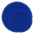 Light Blue Flat Round Disposable Plastic Dinnerware Value Set (120 Sets) Perspective: back