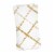 600 Napkins - White with Gold Diamond Paper Dinner Napkins Perspective: back