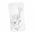 600 Napkins - White with Silver Antique Floral Paper Dinner Napkins Perspective: back