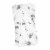 White with Silver Paint Splatter Paper Dinner Napkins (600 Napkins) Perspective: back