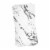 600 Napkins - White with Silver Marble Paper Dinner Napkins Perspective: back