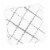 White with Silver Diamond Paper Beverage/Cocktail Napkins (600 Napkins) Perspective: back