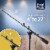 Hola! Music Adjustable Height Studio Microphone Stand with Weighted Base, Black Perspective: back