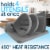 Zulay Kitchen Silicone Utensil Rest with Drip Pad - Dark Grey Perspective: back