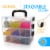 Bins  Things 3-Tier 18 Compartment Stackable Storage Container Perspective: back