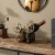 Decorative Bronze Metal Vintage Single Bottle Film Projector Wine Holder Perspective: back