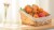 Wooden Angled Display Basket with Fabric Liner for Storage and Display Perspective: back