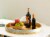 Vintiquewise QI003765.L 21.75 x 2.5 in. Large Barrel Head Decorative Storage Serving Tray, Br Perspective: back