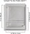 CGK Unlimited 4 Piece Microfiber Solid Sheet Set - Twin Extra Long - Light Grey Perspective: back