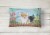 Carolines Treasures CK1204PW1216 Pembroke Corgi Spring Canvas Fabric Decorative Perspective: back
