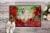 Carolines Treasures CK1318JMAT Irish Wolfhound Poinsettas Doormat 24x36 Perspective: back