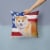 Carolines Treasures  BB9678PW1414 Shiba Inu Patriotic Fabric Decorative Pillow Perspective: back