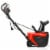 18 15 Amp Electric Snow Thrower Corded Snow Blower Driveway Patio Perspective: back